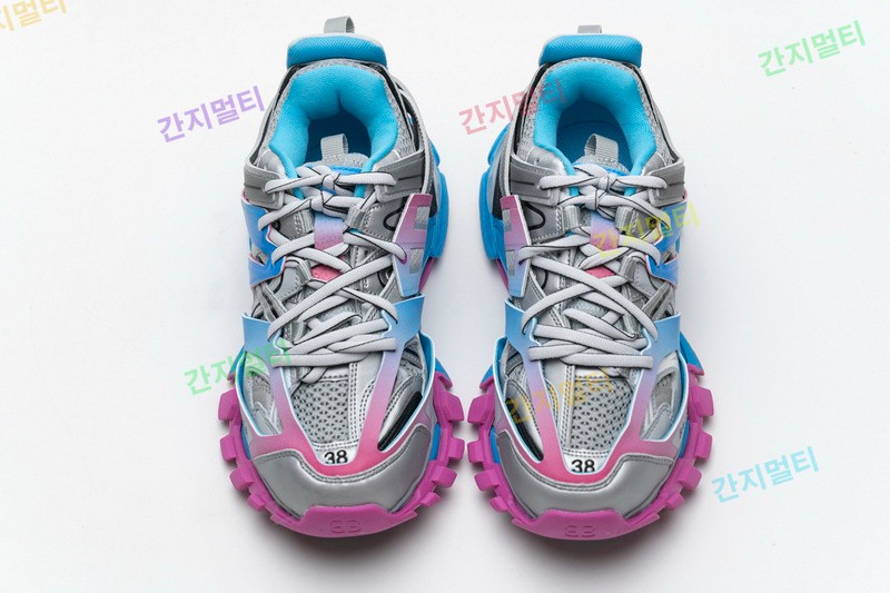 七彩无灯 巴黎3代跑鞋 542436 W1GC1 4051 Balenciaga Tess S.Blue Pink Silver 002.JPG(9D41C).jpg