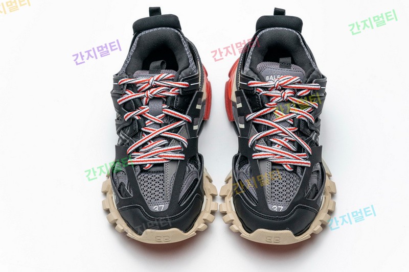黑红无灯 巴黎3代跑鞋 542436 W1GB1 1000 Balenciaga Tess S.Black Red 002.jpg(610CE).jpg