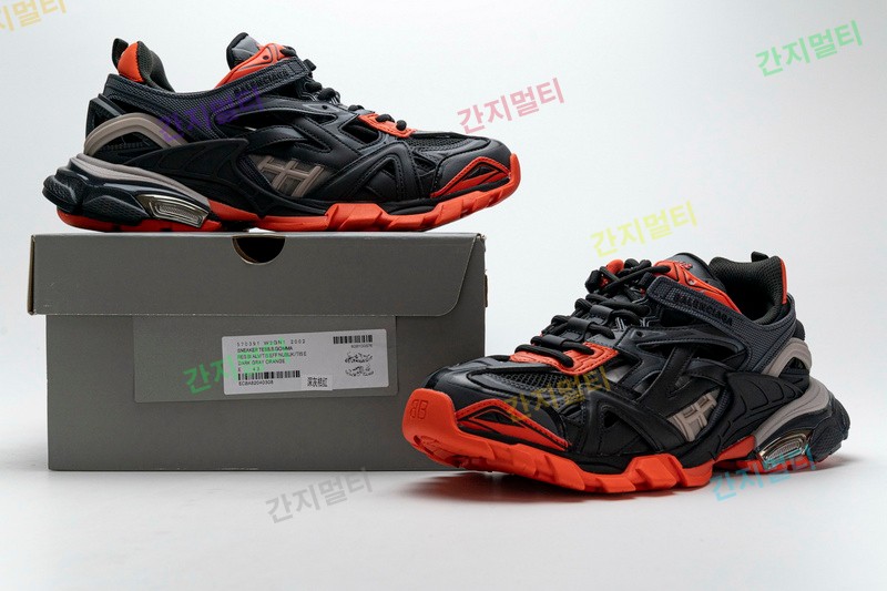 深灰桔红 巴黎4代跑鞋 570391 W2GN1 2002 Blenciaga Track 2 Sneaker Dark Grey Orange 000.jpg(E08E7).jpg