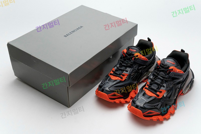 深灰桔红 巴黎4代跑鞋 570391 W2GN1 2002 Blenciaga Track 2 Sneaker Dark Grey Orange 001.jpg(52360).jpg