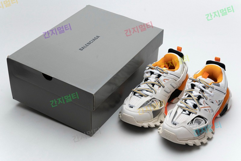 白橘有灯 巴黎3代灯鞋 542436 W1GB7 9059 Balenciaga Tess S.White Orange 001.jpg(E95CF).jpg