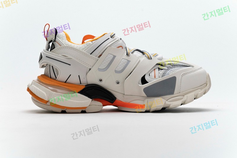 白橘有灯 巴黎3代灯鞋 542436 W1GB7 9059 Balenciaga Tess S.White Orange 007.jpg(2F56B).jpg