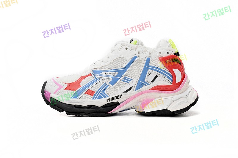 白蓝红-36 巴黎世家7代减震运动跑步鞋 677402 W3RB6 9645 Balenciaga Runner White Blue Red 02.jpg(0DB33).jpg