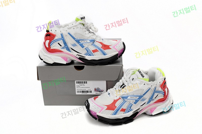 白蓝红-36 巴黎世家7代减震运动跑步鞋 677402 W3RB6 9645 Balenciaga Runner White Blue Red 14.jpg(D24C4).jpg