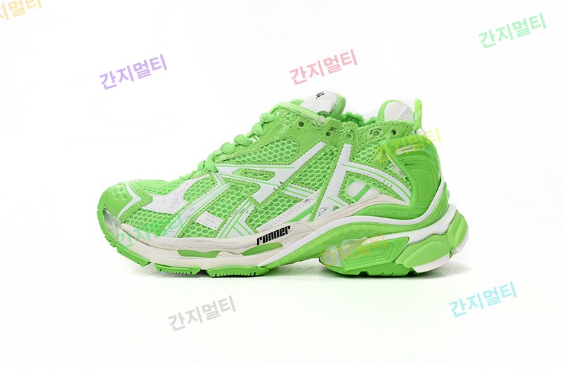 白绿-26 巴黎世家7代减震运动跑步鞋 677402 W3RBM 3590 Balenciaga Runner White Green 02.JPG(7EF2E).jpg