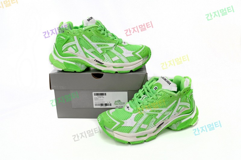 白绿-26 巴黎世家7代减震运动跑步鞋 677402 W3RBM 3590 Balenciaga Runner White Green 14.JPG(50299).jpg