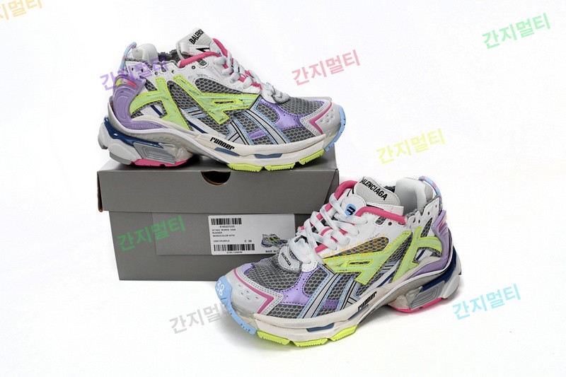 白黄紫-16 巴黎世家7代减震运动跑步鞋 677402 W3RH5 0308 Balenciaga Runner White Yellow Purple 13....(5676D).jpg