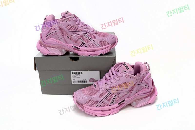 粉色-12 巴黎世家7代减震运动跑步鞋 677402 W3RB1 5000 Balenciaga Runner Pink 13.JPG(B6E92).jpg