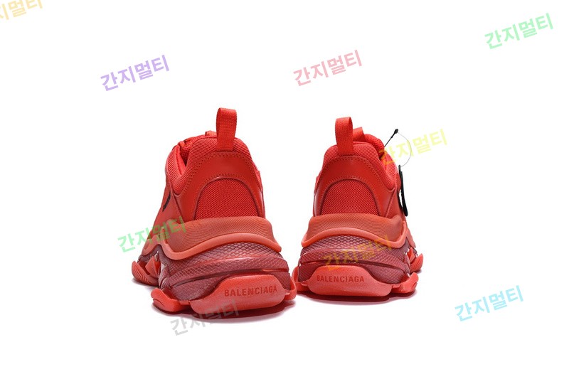 大红气垫 巴黎世家水晶透明底气垫鞋 541624 W09O1 6500 Balenciaga Triple S Dark Red 03.jpg(786E7).jpg