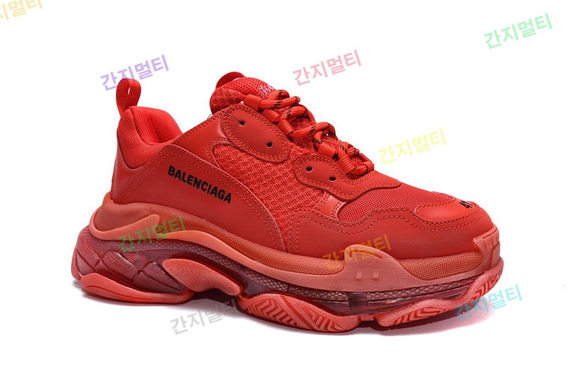 大红气垫 巴黎世家水晶透明底气垫鞋 541624 W09O1 6500 Balenciaga Triple S Dark Red 09.jpg(15C3E).jpg