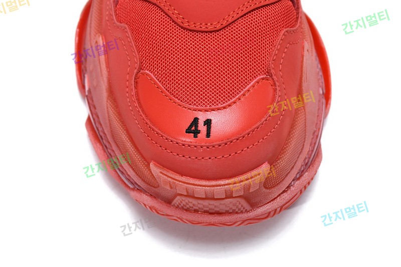 大红气垫 巴黎世家水晶透明底气垫鞋 541624 W09O1 6500 Balenciaga Triple S Dark Red 05.jpg(3E11A).jpg