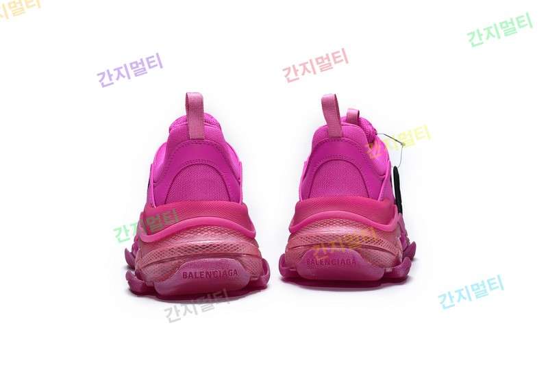 玫红气垫 巴黎世家水晶透明底气垫鞋 541624 W2FG1 5059 Balenciaga Triple S Plum Red 02.jpg(97493).jpg