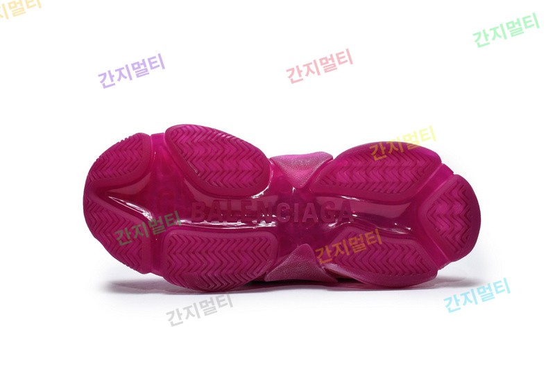 玫红气垫 巴黎世家水晶透明底气垫鞋 541624 W2FG1 5059 Balenciaga Triple S Plum Red 03.jpg(C4401).jpg