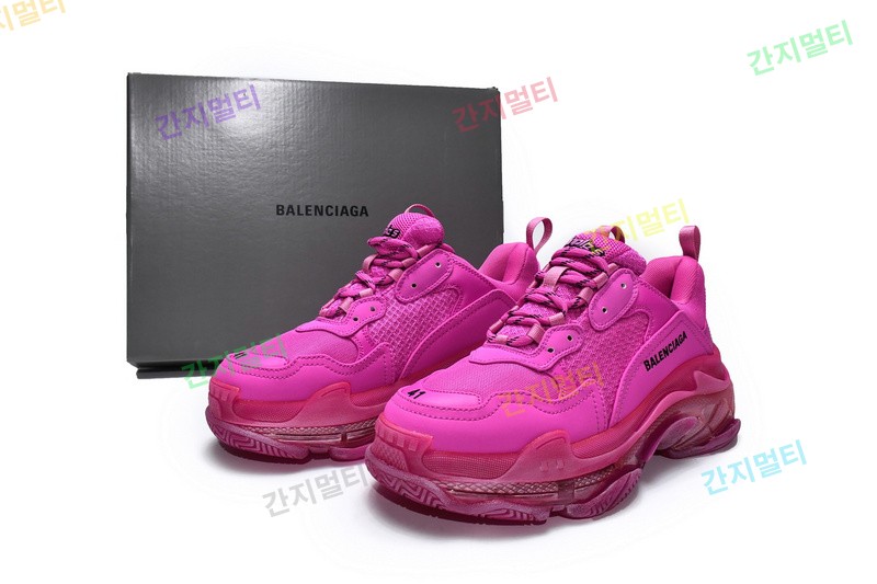 玫红气垫 巴黎世家水晶透明底气垫鞋 541624 W2FG1 5059 Balenciaga Triple S Plum Red 19.jpg(CEBD7).jpg