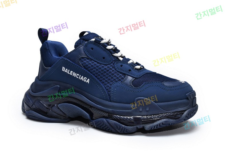 深蓝气垫 巴黎世家水晶透明底气垫鞋 541624 W091 4107 Balenciaga Triple S Dark Blue 08.jpg(922E2).jpg