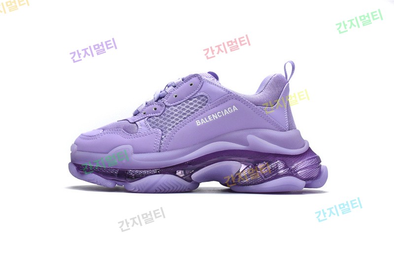 紫色气垫 巴黎世家水晶透明底气垫鞋 Balenciaga Triple S Purple.JPG(B3DB9).jpg