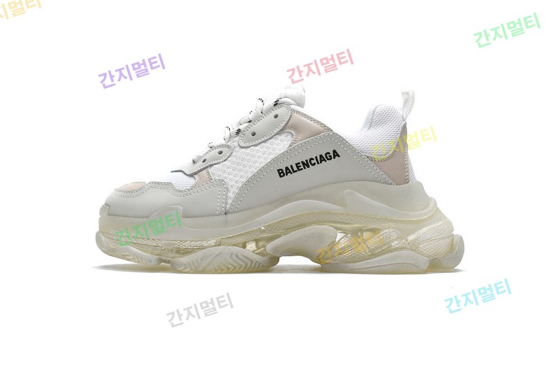 全白气垫 巴黎世家水晶透明底气垫鞋 544351 W09E1 9000 Balenciaga Triple S White 02.jpg(25863).jpg