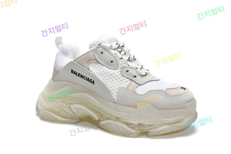 全白气垫 巴黎世家水晶透明底气垫鞋 544351 W09E1 9000 Balenciaga Triple S White 08.jpg(8CE65).jpg