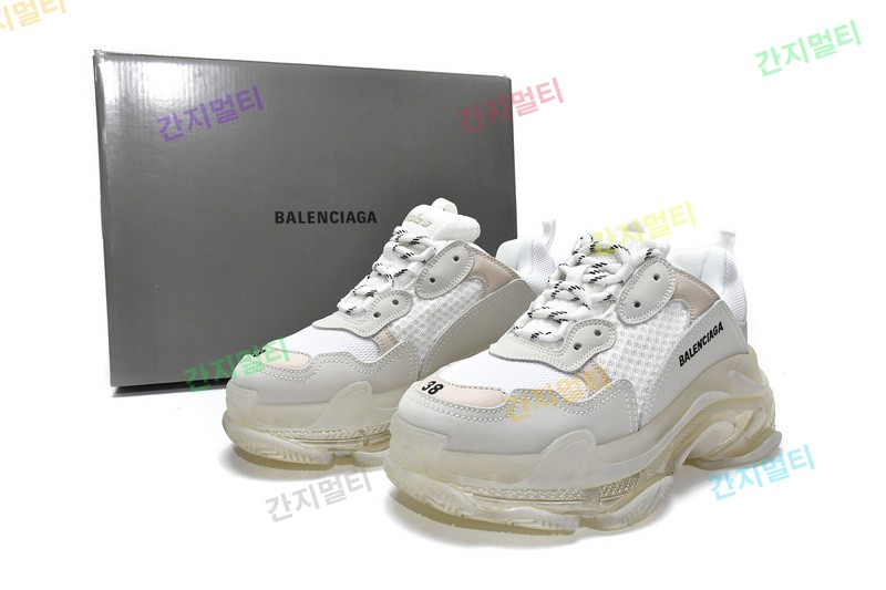 全白气垫 巴黎世家水晶透明底气垫鞋 544351 W09E1 9000 Balenciaga Triple S White 20.jpg(0ADA8).jpg