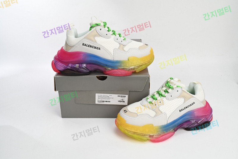 七彩气垫 巴黎世家水晶透明底气垫鞋 544351 W09E1 1895 Balenciaga Triple S Rainbow 14.JPG(8BA23).jpg