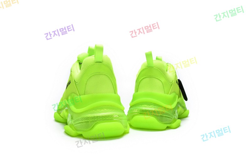 荧光黄气垫 巴黎世家水晶透明底气垫鞋 544351 WZFF1 7320 Balenciaga Triple S Fluorescein 02.jpg(8834F).jpg
