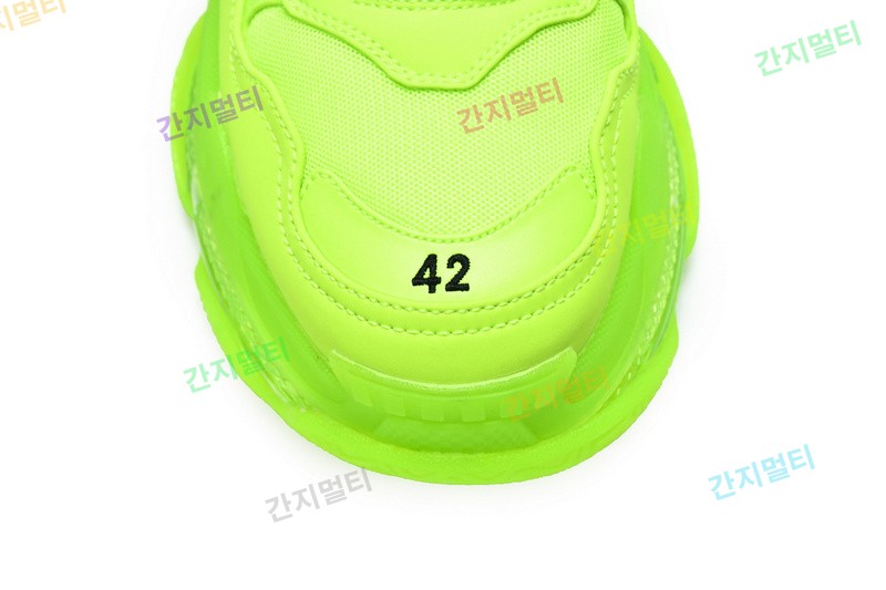 荧光黄气垫 巴黎世家水晶透明底气垫鞋 544351 WZFF1 7320 Balenciaga Triple S Fluorescein 04.jpg(A588F).jpg