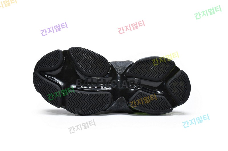 黑绿气垫 巴黎世家水晶透明底气垫鞋 544351 W09ON 1047 Balenciaga Triple S Black Green 03.jpg(EA11C).jpg