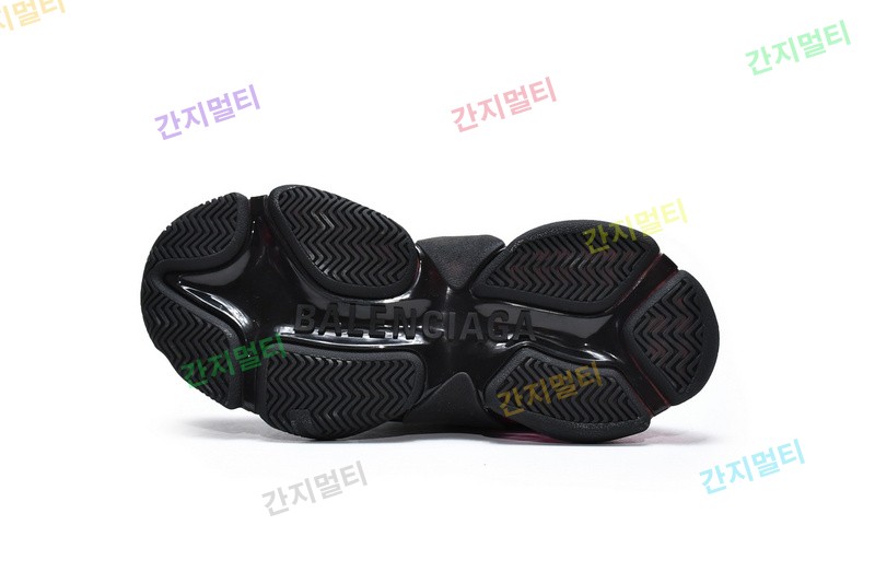 黑酒红气垫 巴黎世家水晶透明底气垫鞋 544351 W0901 9011 Balenciaga Triple S Black Claret Red 03.jpg(ED823).jpg