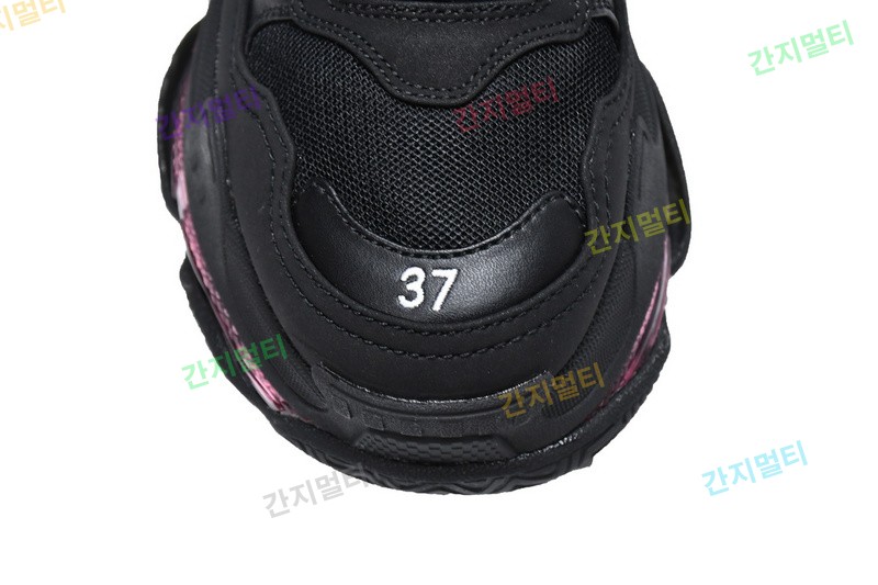 黑酒红气垫 巴黎世家水晶透明底气垫鞋 544351 W0901 9011 Balenciaga Triple S Black Claret Red 04.jpg(CAFEB).jpg