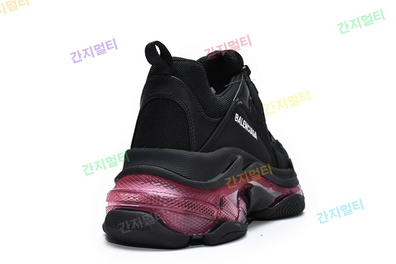 黑酒红气垫 巴黎世家水晶透明底气垫鞋 544351 W0901 9011 Balenciaga Triple S Black Claret Red 11.jpg(36663).jpg