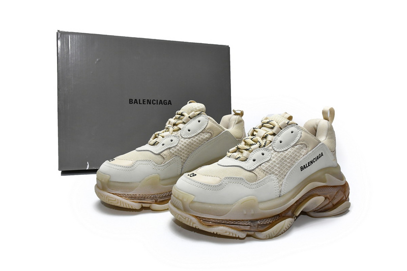 米黄气垫 巴黎世家水晶透明底气垫鞋 544351 W09O1 2178 Balenciaga Triple S Champagne 21.jpg(D9345).jpg