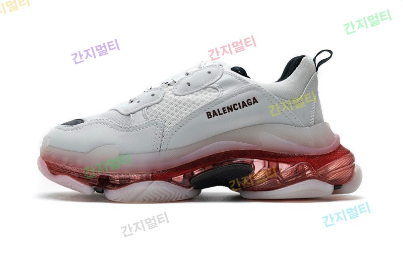 奶白黑气垫 巴黎世家水晶透明底气垫鞋 0625 W09O1 Balenciaga Triple S Milk White Black 015.JPG(26CFE).jpg