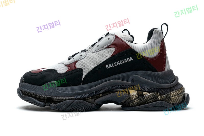 黑棕红气垫 巴黎世家水晶透明底气垫鞋 541624 W09O1 2268 Balenciaga Triple S Black Brown Red 015.jpg(1EE8F).jpg