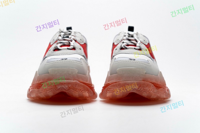 白红气垫 巴黎世家水晶透明底气垫鞋 544351 W09E1 4552 Balenciaga Triple S White Red 005.jpg(871D7).jpg