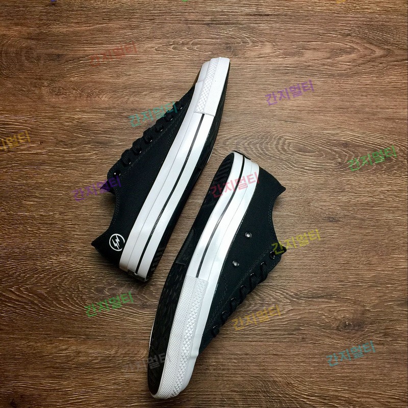 Fragment Design x Converse Chuck Taylor All Star HI经典硫化帆布板鞋“黑白闪电”低帮!陈冠希同款 - 藤原浩联...(1FC96).jpg