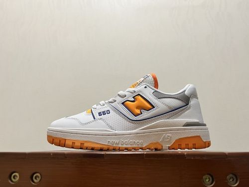 뉴발란스 550 화이트 바이브런트 오렌지 - D 스탠다드 New Balance 550 White Vibrant Orange - D Standard BB550WTO