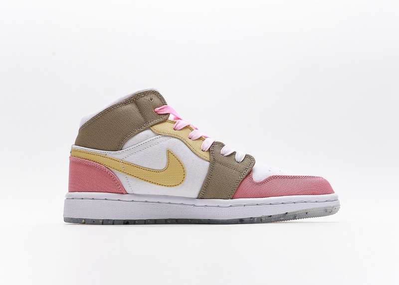 나이키 조던 1 미드 SE 파스텔 그라인드 (GS) Jordan 1 Mid SE Pastel Grind DJ0338-100