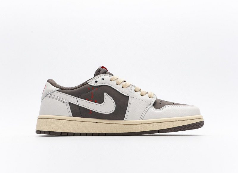 나이키 조던 1 x 트래비스 스캇 레트로 로우 OG SP 세일 앤 리저록 Jordan 1 x Travis Scott Retro Low OG SP Sail and Ridgerock DM7866-162