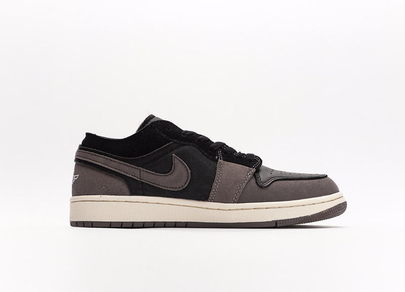나이키 조던 1 로우 SE 크래프트 블랙 시멘트 그레이 Jordan 1 Low SE Craft Black Cement Grey DN1635-001