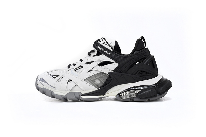 발렌시아가 Track 2 Sneaker Black And White 568615 W2FC1 5845