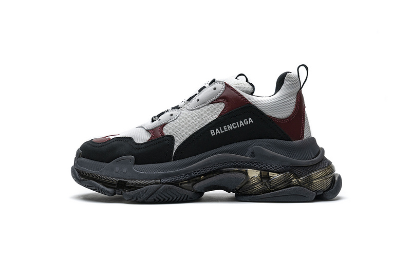 발렌시아가 Triple S Black Brown Red BLG 10155