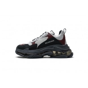 발렌시아가 Triple S Black Brown Red BLG 10155