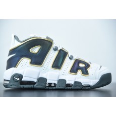 나이키 에어 모어 업템포 화이트 스네이크스킨 (GS) Nike Air More Uptempo White Anthracite Snakeskin CQ4583-100