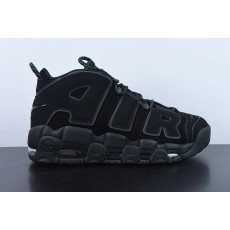 나이키 에어 모어 업템포 트리플 블랙 리플렉티브 Nike Air More Uptempo Black Reflective 2017/2018 414962-004