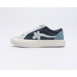 컨버스 x 골프 르 플레르 원스타 인더스트리얼 팩 블랙 Converse x Golf le Fleur One Star Ox Industrial Pack Black 164023C