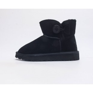 어그 미니 베일리 버튼 2 부츠 블랙 UGG Mini Bailey Button II Boots Black 1016422-BLK 