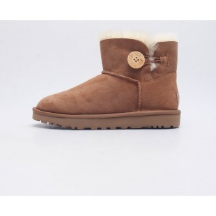 어그 미니 베일리 버튼 2 부츠 체스트넛 UGG Mini Bailey Button II Boots Chestnut1016422-CHE