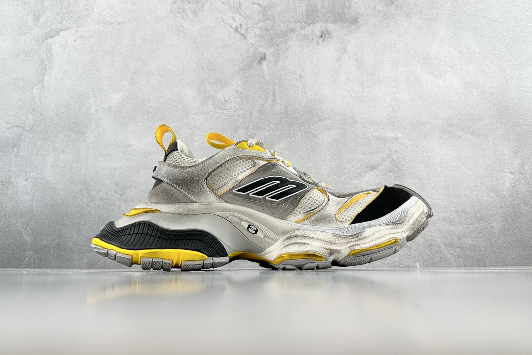 발렌시아가 카고 스니커즈 그레이 블랙 옐로우 Balenciaga Cargo Sneakers Grey Black Yellow 784341W2MV11170